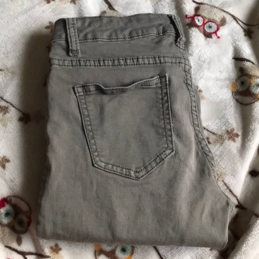 💚Grey/Green Jeans💚